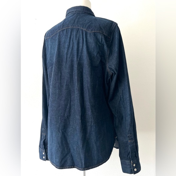 NWOT Levi’s womens 1955 Sawtooth Japanese Selvedge Denim Shirt Sz L - Picture 5 of 8